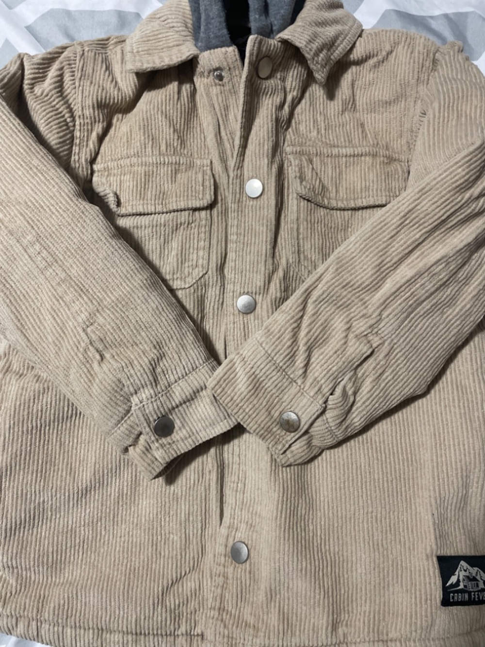 thick collared jacket - Picture 2 of 4